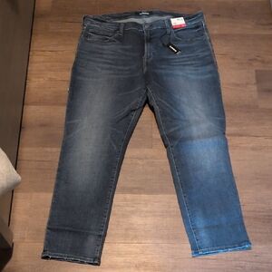 Express Men's Blue Straight Jeans